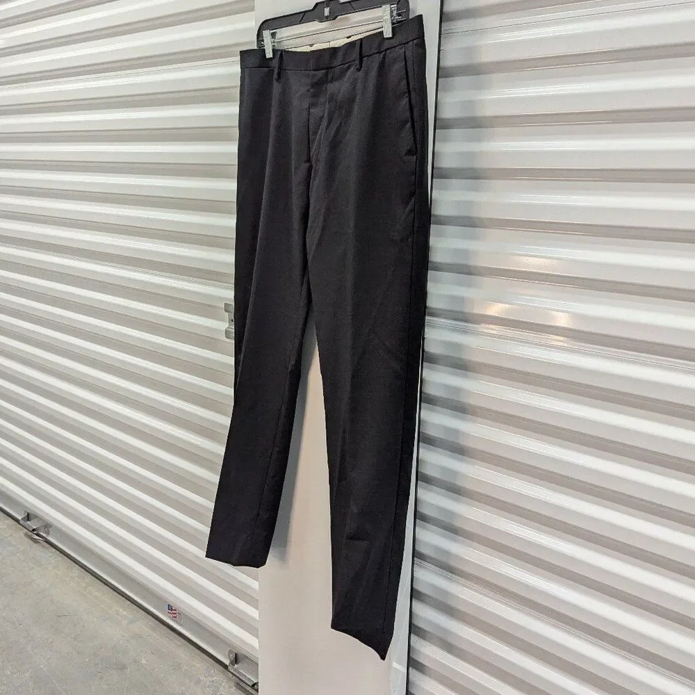 Banana Republic 34 x 34 Tailor Slim Fit Charcoal Gray Dress Pants Old Money‎